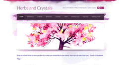 Desktop Screenshot of herbsandcrystals.com